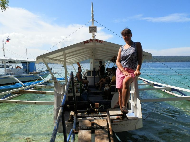 Прогулочная лодка, Филиппины, остров Самал