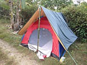 Палатка, остров Самал Филиппины